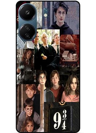 Силиконовый бампер чехол для xiaomi redmi 13c с картинкой harry potter гарри поттер