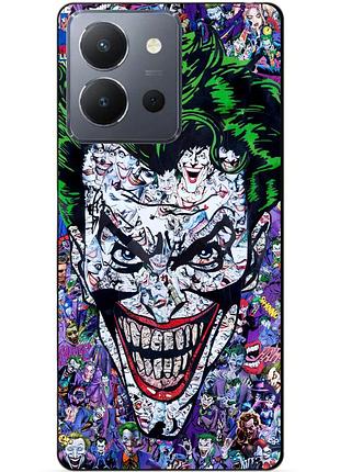 Силіконовий чохол бампер для vivo y36 з малюнком джокер joker