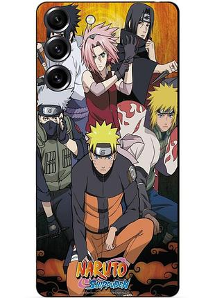 Силиконовый чехол бампер для samsung s21 fe с рисунком naruto наруто аниме