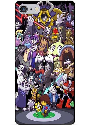 Силиконовый чехол бампер для iphone 6 plus с рисунком undertale андертейл
