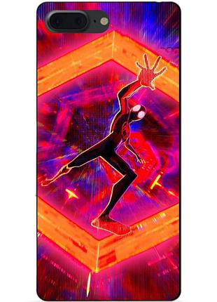 Силиконовый чехол бампер для iphone 8 plus с картинкой человек паук spider man