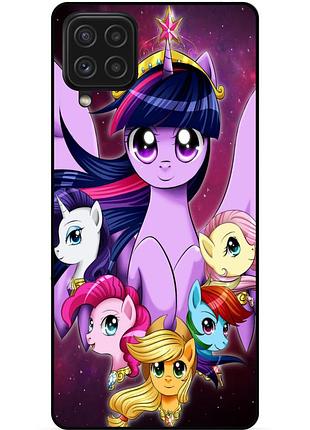 Чехол силиконовый бампер для samsung a22 с рисунком пони my little pony