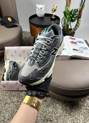 Мужские кроссовки new balance 1000 grey white green