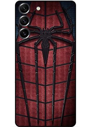 Силиконовый чехол бампер для samsung s23 plus с картинкой человек паук spider man