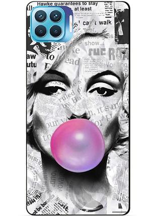 Силіконовий чохол бампер для oppo reno 4 lite з малюнком мерілін монро marilyn monroe