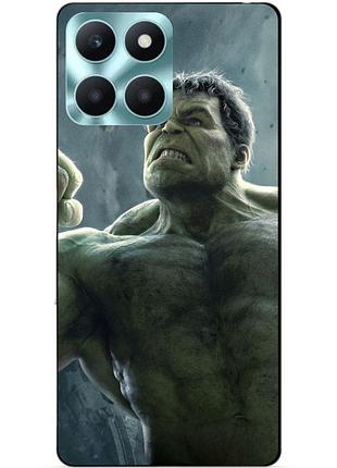 Силіконовий чохол бампер для huawei honor x6a з малюнком халк marvel hulk