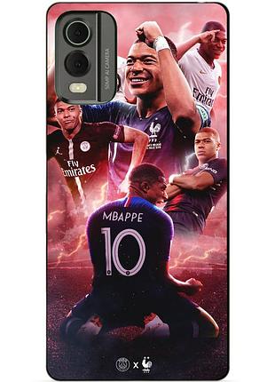 Силіконовий бампер чохол для nokia c32 з малюнком кіліан мбаппе mbappe