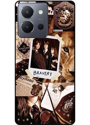Силиконовый бампер чехол для vivo y36 с картинкой гарри поттер harry potter