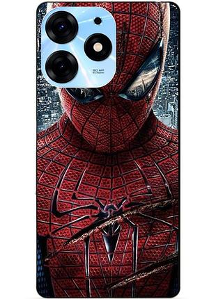 Силиконовый чехол бампер для tecno spark 10 pro человек паук spider man