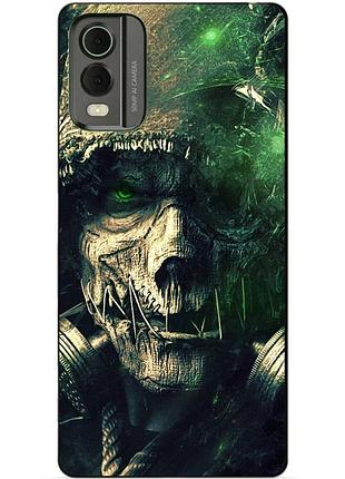 Силиконовый чехол бампер для nokia c32 с рисунком сталкер пугало джо́натан крейн бэтмен