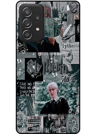 Чехол силиконовый бампер для samsung a32 с рисунком slytherin слизерин драко малфой гарри поттер harry potter