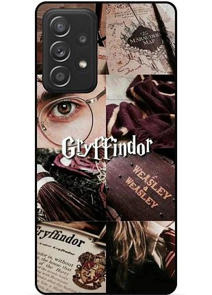 Чехол силиконовый бампер для samsung a32 с рисунком gryffindor гриффиндор гарри поттер harry potter
