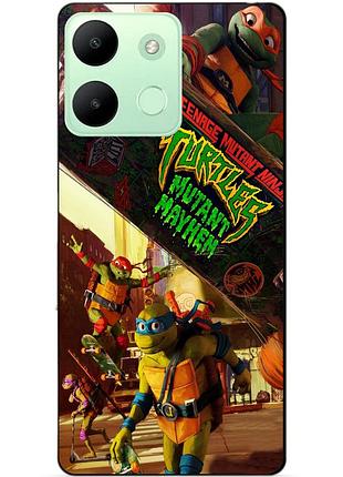 Силіконовий чохол бампер для infinix smart 7 hd з малюнком черепашки ніндзя