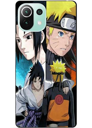 Силиконовый чехол бампер для xiaomi mi 11 lite с рисунком наруто узумаки naruto