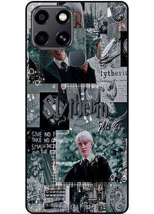 Чохол силіконовий бампер для infinix smart 6 з малюнком slytherin слизерин драко малфой гаррі поттер harry