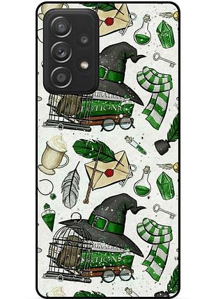 Чохол силіконовий бампер для samsung a13 4g з картинкою слизерин slytherin гаррі поттер harry potter