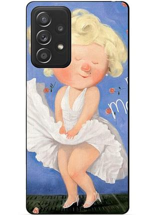 Силіконовий чохол бампер для samsung a73 5g з малюнком мерілін монро гапчинська marilyn monroe