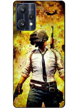 Силіконовий чохол бампер для realme 9 pro з малюнком пабг pubg