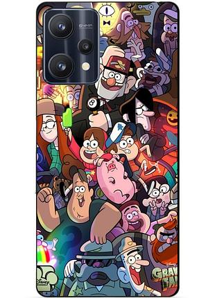 Силіконовий чохол бампер для realme 9 pro з малюнком гравіті фолз gravity falls