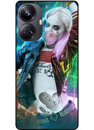 Силіконовий бампер чохол для realme 10 pro plus з малюнком harley quinn харлі квінн joker