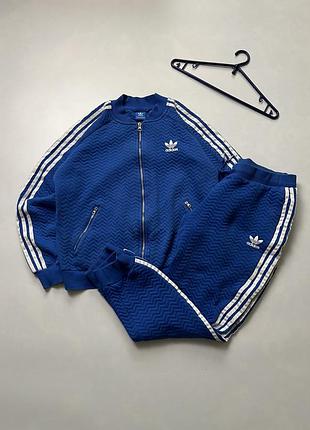 Спортивний костюм adidas стьоганий матеріал кофта bomber бомбер розмір унісекс с-хс