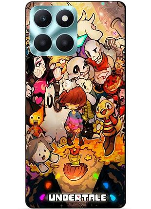 Чехол силиконовый бампер для huawei honor x6a с рисунком андертейл undertale