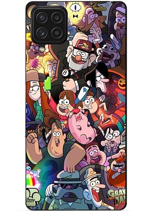 Чехол силиконовый бампер для samsung m32 с рисунком гравити фолз gravity falls