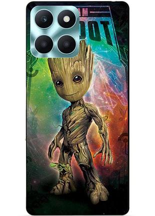 Силіконовий чохол бампер для huawei honor x6a з малюнком groot грут стражі галактики