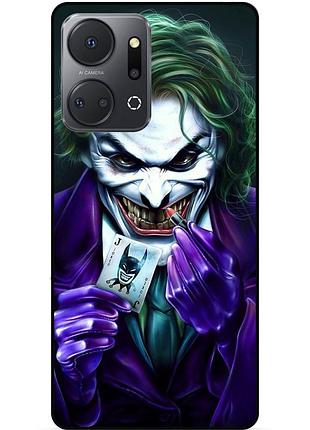 Чехол силиконовый бампер для huawei honor x7a с рисунком joker джокер
