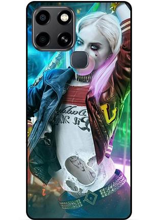 Силіконовий бампер чохол для infinix smart 6 з малюнком harley quinn харлі квінн joker