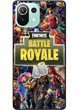 Силіконовий чохол бампер для xiaomi mi 11 lite гра fortnite фортнайт