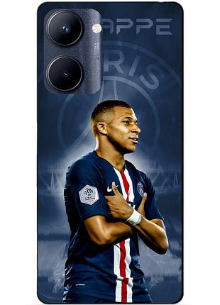 Силіконовий бампер чохол для realme c33 з малюнком мбаппе псж mbappe