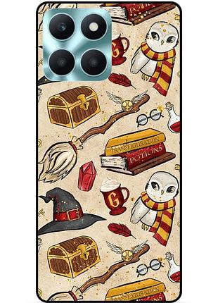 Чехол силиконовый бампер для huawei honor x6a с картинкой gryffindor гриффиндор гарри поттер harry potter