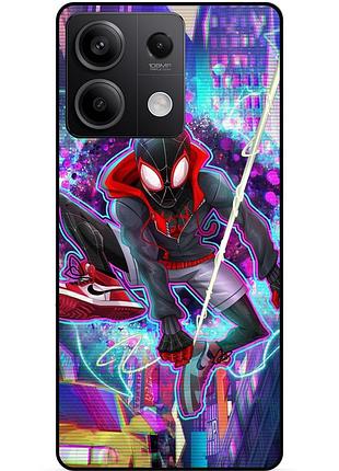 Силіконовий чохол бампер для xiaomi poco x6 5g з картинкою spider man людина-павук