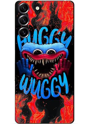 Силиконовый чехол бампер для samsung s21 fe с рисунком хагги вагги huggy wuggy