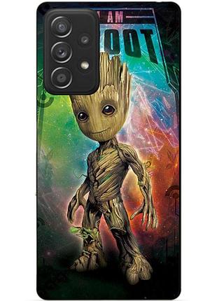 Силіконовий чохол бампер для samsung a53 5g з малюнком groot грут стражі галактики