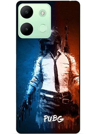Силіконовий чохол бампер для infinix smart 7 hd з малюнком pubg пабг