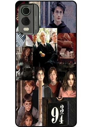 Силіконовий бампер чохол для nokia c32 з картинкою harry potter гаррі поттер