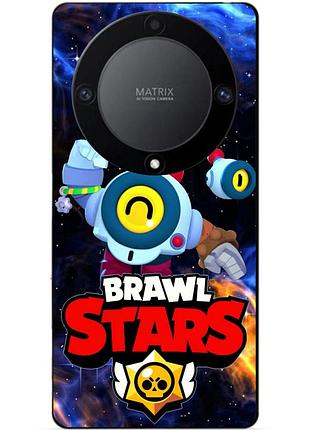 Чехол силиконовый бампер для huawei honor magic 5 lite 5g с героем космический бравл нани