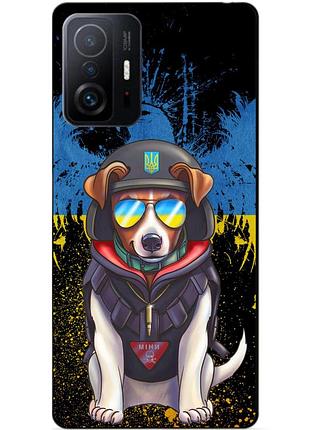 Силіконовий чохол бампер для xiaomi 11t / 11t pro з малюнком пес патрон