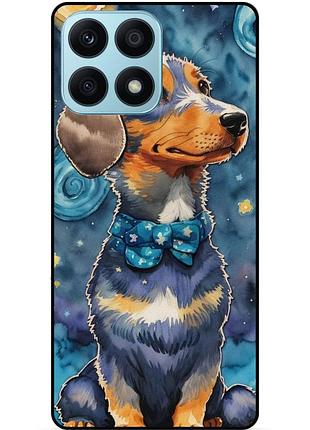 Чехол силиконовый бампер для huawei honor x8a с рисунком пес звездная ночь ван гог