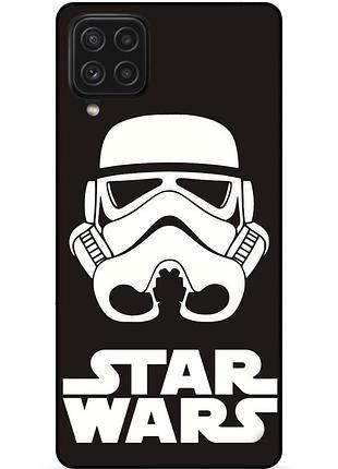 Чехол силиконовый бампер для samsung a22 с рисунком звездные войны star wars звездные войны