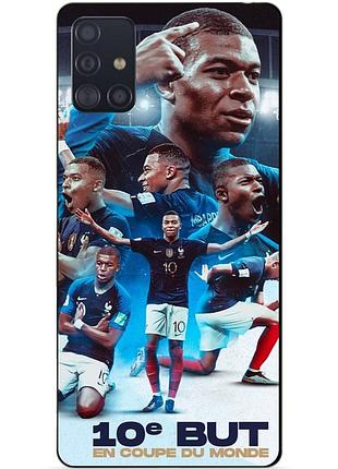 Силіконовий бампер чохол для samsung m31s з малюнком мбаппе франція mbappe