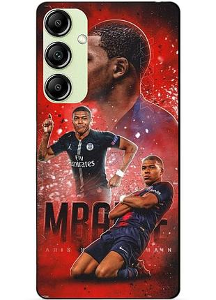 Чехол силиконовый бампер для samsung a34 с рисунком мбаппе psg mbappe