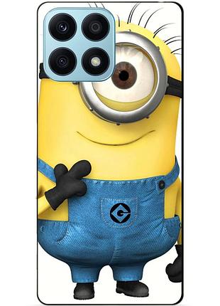 Чехол силиконовый бампер для huawei honor x8a с рисунком миньон кевин minion