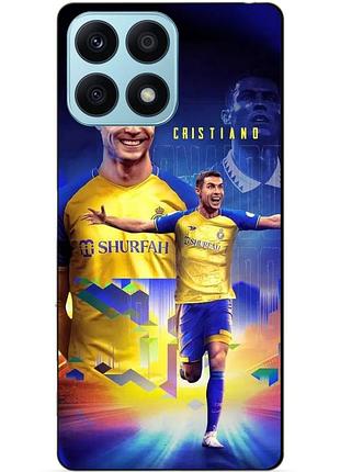 Чехол силиконовый бампер для huawei honor x8a с рисунком роналдо аль наср ronaldo