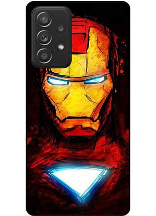 Силіконовий бампер чохол для samsung a53 5g з малюнком marvel марвел залізна людина iron man