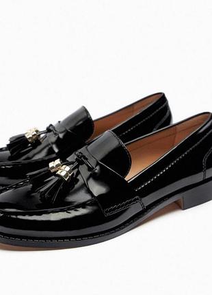 Лоферы зара zara