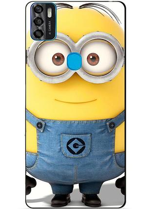 Силіконовий чохол бампер для zte blade a7s з малюнком міньйон стюарт minion