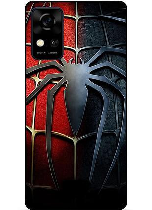 Силіконовий чохол бампер для zte blade a31 з малюнком людина-павук spider man